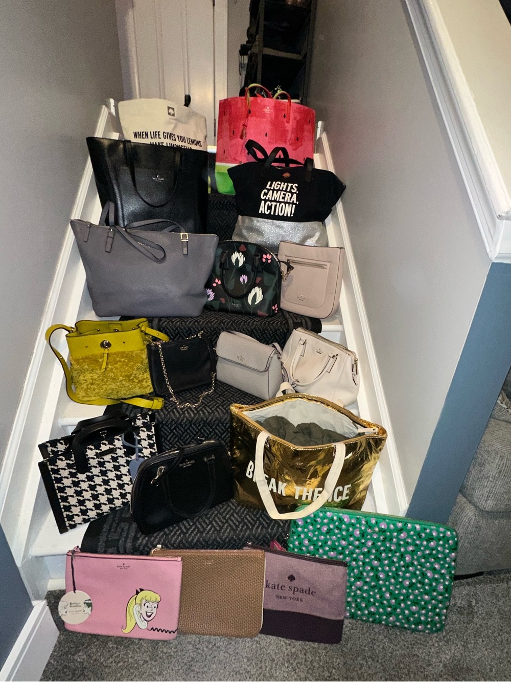 HUGE Kate spade bag purge